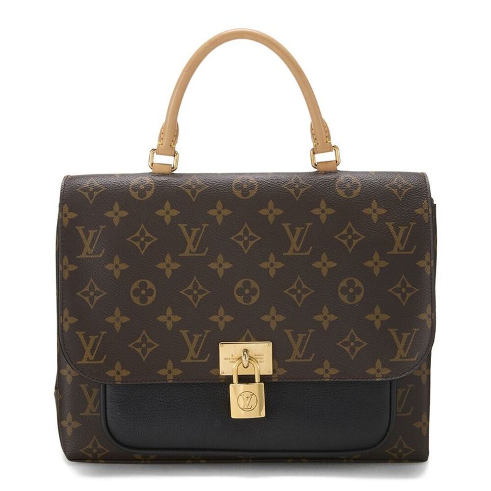 Louis Vuitton Black Monogram Coated Canvas Marignan (Authentic Pre-Loved)
